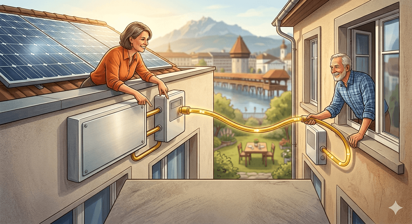 Lokalstrom Pilotprojekt Luzern